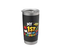 My First Day of Kindergarten Tee, 1st Day of School Boy Kid Bicchiere termico in acciaio inox doppia parete