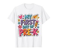 My First Day of Pre-K Back To School Ragazzi Bambini Ragazze Maglietta