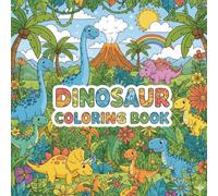 My First Dinosaur Coloring Book: 20 Cute and Easy Dinosaurs for Kids