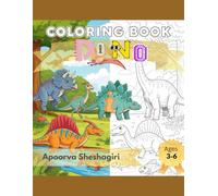 My First Dinosaur Coloring Book: Fun and Easy Dino Outlines for Kids Ages 3-6