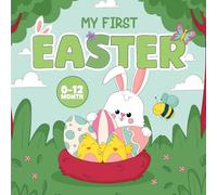 My first Easter Gift baby book: Black and White Baby Book With words, Tummy Time for Newborns 0-3 to 6-12 Months