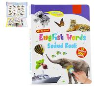 My First English Sound Toy - 470+ Words, 21 Themes, 2025 New Fun Word Game School Education & Perfect Educational Gift (3-9y) (White)