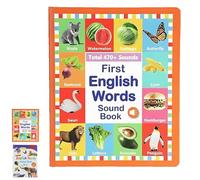 My First English Sound Toy - 470+ Words, 21 Themes, Fun Word Game & Bilingual Toys, Press to Learn Phonics, Educational Language, School Education & Perfect Educational Gift (COLOR-B)