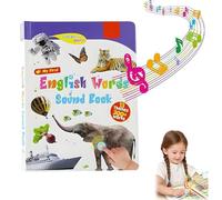 My First English Sound Toy - 470+ Words, 21 Themes, Fun Word Game & Bilingual Toys, Press to Learn Phonics, School Education & Perfect Educational Gift (A)