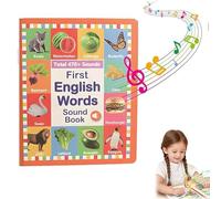 My First English Sound Toy - 470+ Words, 21 Themes, Fun Word Game & Bilingual Toys, Press to Learn Phonics, School Education & Perfect Educational Gift (B)