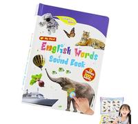 My First English Sound Toy - 470+ Words, 21 Themes, Fun Word Game, Juguete Educativo for Educationa (Purple)