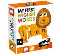 HEADU - My First English Words - Componi gli Animali e Impara a Leggere | Gioco Didattico per Imparare le Prime Parole in Inglese, Gioco Educativo Bambini 3-6 Anni, Regalo Natale Pasqua, Made In Italy