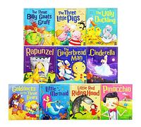 My First Fairytale Children Classics Picture Flat Library 10 Books Collection Set