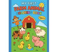 My First Farm Animal Coloring Book