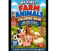 My First Farm Animals Coloring Book: Libro para Colorear - Animales de la Granja