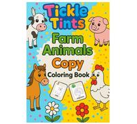 My First Farm Animals Copy Coloring Book | Fun Drawing & Coloring Practice for Ages 3-8