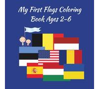 My First Flags Coloring Book Ages 2-6