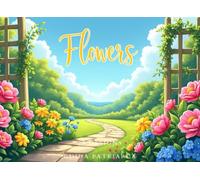 My First Flower Coloring Book | 25 images | Relaxing,