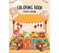 My First Fruit Coloring Book: Cute Fruit Coloring and Alphabet Letter Tracing Activity Book for Toddlers Ages 2-4 | Large, Simple Illustrations for Little Hands, Boys & Girls