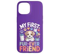 My First Fur Ever Friend - Simpatica opera d'arte per cuccioli Custodia per iPhone 15
