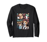 My First Fur Ever Friend - Simpatica Opera d'Arte per Cuccioli Maglia a Manica