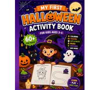 My First Halloween Activity Book: Coloring, Tracing, Matching, Mazes & Cut and Paste Fun for Ages 3-5