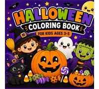 My First Halloween Coloring Book: 30 Cute & Easy Halloween Coloring Pages for Kids Ages 3-5