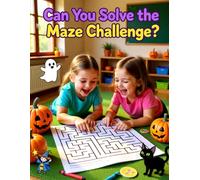 My First Halloween Maze Adventure: Easy Pumpkin, Ghost, Bat and Candy Path Puzzles for Preschool and Kindergarten Kids Ages 4-6 | Screen-Free Halloween Fun