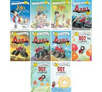 My First I Can Read 10 Books Set Jojo & Fancy Nancy & Axel the Truck & Dot the Ladybug (Includes Jojo and the Magic Trick, Twins, Big Mess, Axel Speed Track, Field Trip, Dot Day, Missing Dot & More)