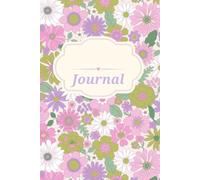 My First Journal - Pink floral: 80 Pages Write & Draw Notebook, Half Lined Half Blank