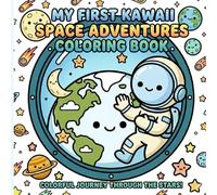 My First Kawaii Space Adventures Coloring Book: Fun Space Adventure Coloring Pages with Kawaii Astronauts, Rockets, Planets & Aliens