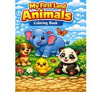 My First Land Animals Coloring Book