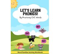 My First Learning Book: Fun and Easy Activities to Build Early Reading, Writing, and Thinking Skills: Over 70 Pages of Fun CVC Word Activities and Early Literacy Practice
