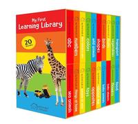 My First Learning Library: Boxset of 20 Board Books for Kids