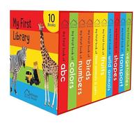 My First Library: Boxset of 10 Board Books for Kids