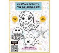 My First Mermaid Coloring and Activity Book: With Under the Sea Friends