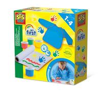 SES Creative Kit pittura con le dita My First 14449 con grembiule Giallo
