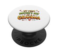 My First Mother's Day As A Grandma PopSockets PopGrip Adesivo