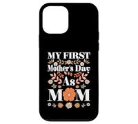 My First Mother's Day As Mom, camicia per la festa della mamma Custodia per iPhone 12 mini