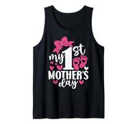 My First Mother's Day For New Mom Women First Mother's Day Canotta