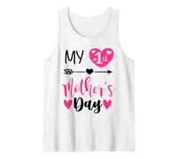 My First Mothers Day Outfit Mommy 1st Time Mom Happy Mother Canotta