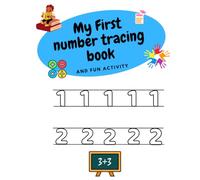 My first number tracing book and fun activity