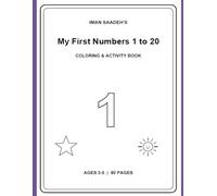 My First Numbers 1 to 20- Coloring Book