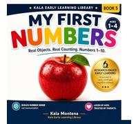 My First Numbers: A Science-Based Number Learning Book for Toddlers Ages 1-4: Research-Backed System - Real Objects. Real Learning. Build True Number Understanding from 1 to 10.: 5