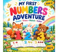 "My First Numbers Adventure": Activity book for children ages 4-5