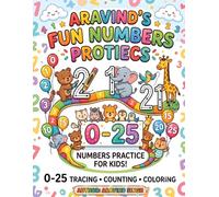 My First Numbers Coloring & Tracing Book (0-25): Fun Number Practice for Kids Ages 3-6 | Learn, Trace, Color & Count Numbers 0 to 25