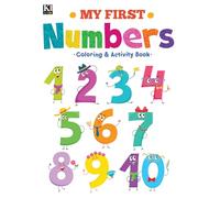My First Numbers Learning Series Children's Educational Early Learning Coloring Activity Book