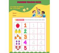 My First Numbers Tracing Book: Learn to Write Numbers 1-20 with Fun Tracing Practice for Preschoolers