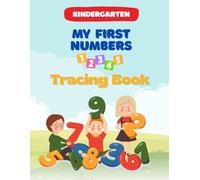 My First Numbers Tracing Book: Preschool Number Tracing and Colouring Activity Workbook for Ages 3-5