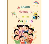 My First Numbers Workbook: Fun Tracing and Coloring for Kids Ages 3-6
