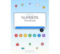 My First Numbers Workbook: Learn to Trace, Count, Color & Write Numbers 0-20 | A Fun Number Practice Activity Book for Preschool, Pre-K & Kindergarten | Ages 3-6