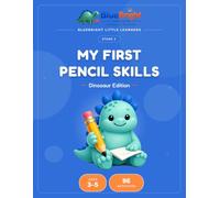 My First Pencil Skills: Dinosaur Edition: Pencil Control and Pre-Writing Practice for Ages 3-5