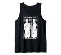 My First Pope Joke Action Figure Divertente Santo Padre Chiesa Canotta