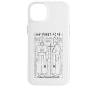 My First Pope Joke Action Figure Divertente Santo Padre Chiesa Custodia per iPhone 14 Plus