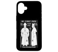 My First Pope Joke Action Figure Divertente Santo Padre Chiesa Custodia per iPhone 16 Plus
